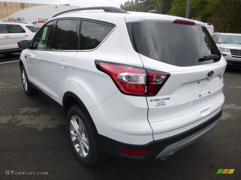 2018 Escape SE 4WD - Oxford White / Charcoal Black photo #6