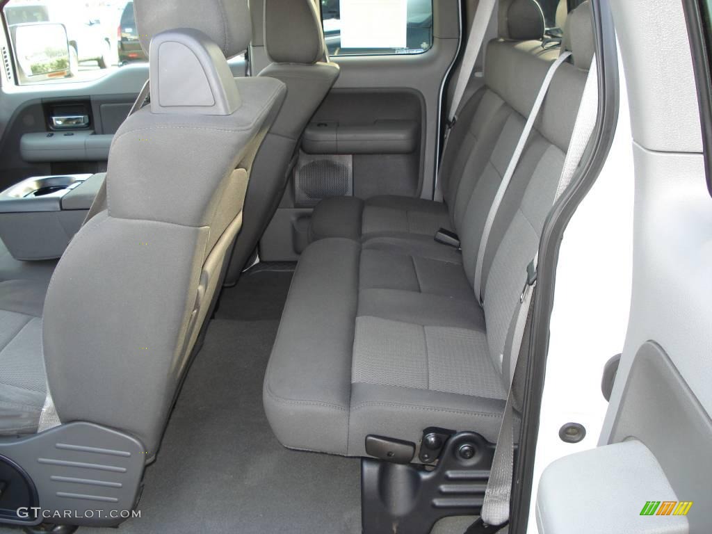 2005 F150 XLT SuperCab - Oxford White / Medium Flint/Dark Flint Grey photo #7