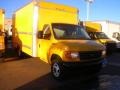 Yellow 2005 Ford E Series Cutaway E350 Commercial Moving Truck