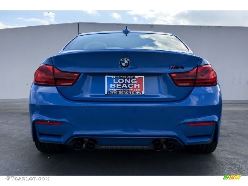 2019 M4 Coupe - Yas Marina Blue Metallic / Silverstone photo #3