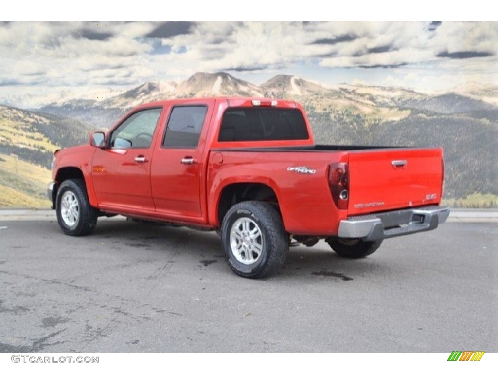 2011 Canyon SLE Crew Cab 4x4 - Fire Red / Ebony photo #8