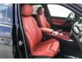 2019 BMW X6 Coral Red/Black Interior Front Seat Photo