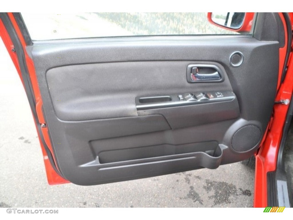 2011 Canyon SLE Crew Cab 4x4 - Fire Red / Ebony photo #24