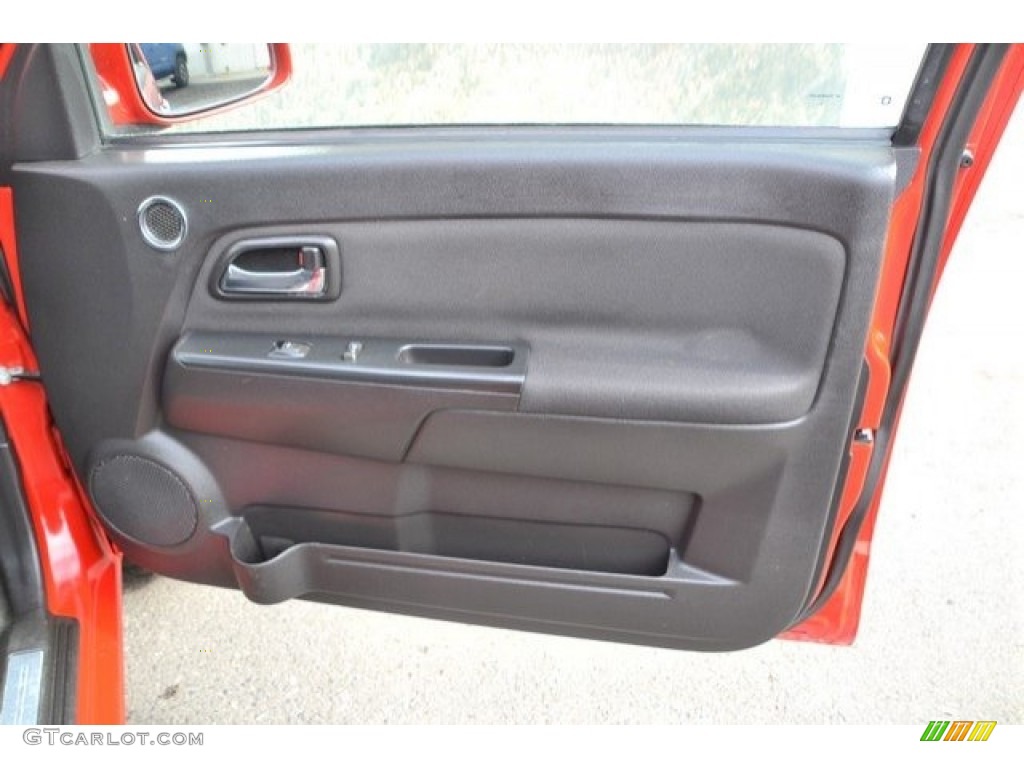 2011 Canyon SLE Crew Cab 4x4 - Fire Red / Ebony photo #25