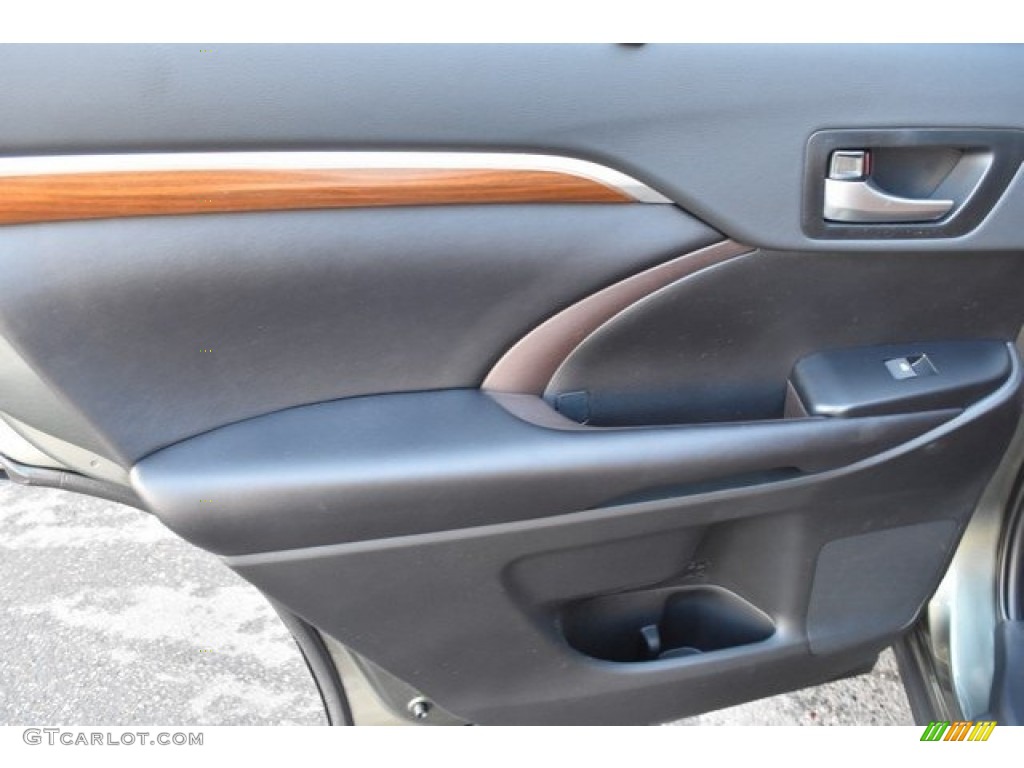 2019 Toyota Highlander Limited AWD Saddle Tan Door Panel Photo #129863611