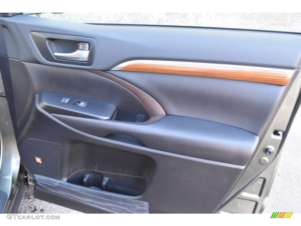 2019 Toyota Highlander Limited AWD Saddle Tan Door Panel Photo #129863635