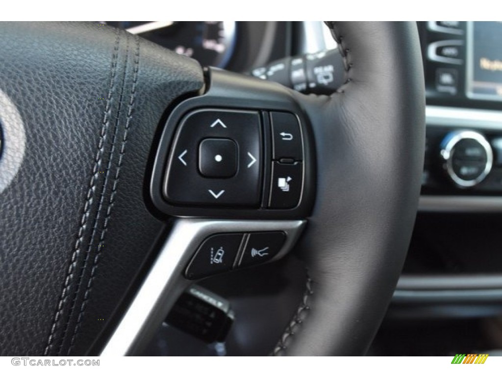 2019 Toyota Highlander Limited AWD Saddle Tan Steering Wheel Photo #129863743
