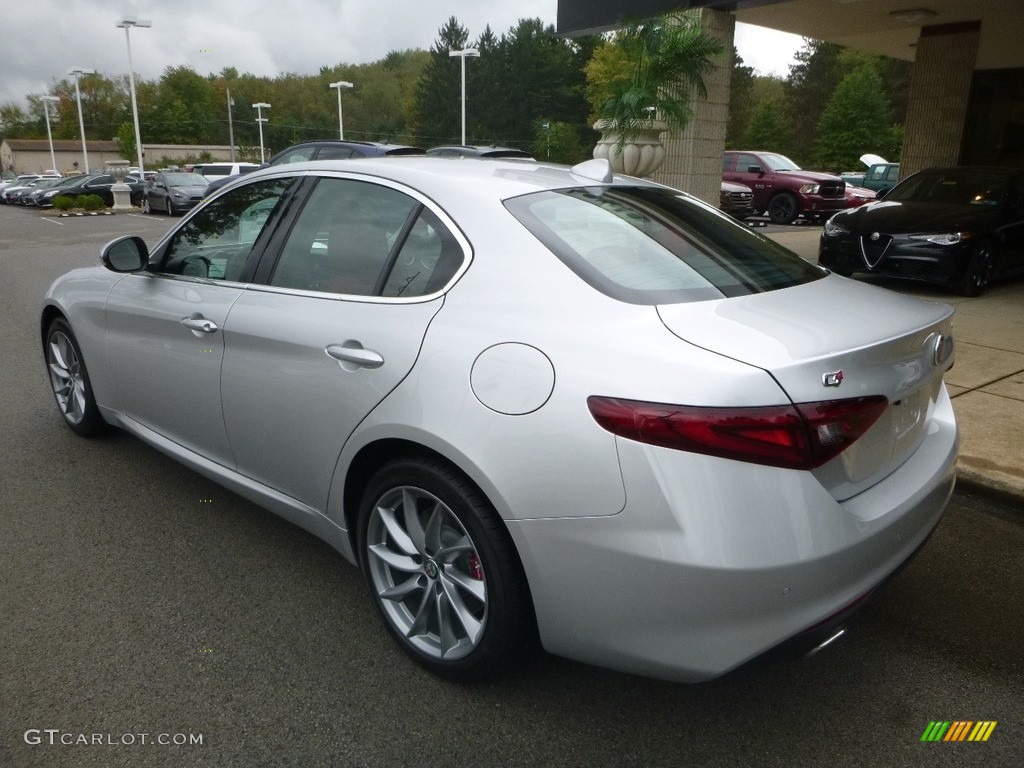 2019 Giulia AWD - Silverstone Gray Metallic / Black/Red photo #4