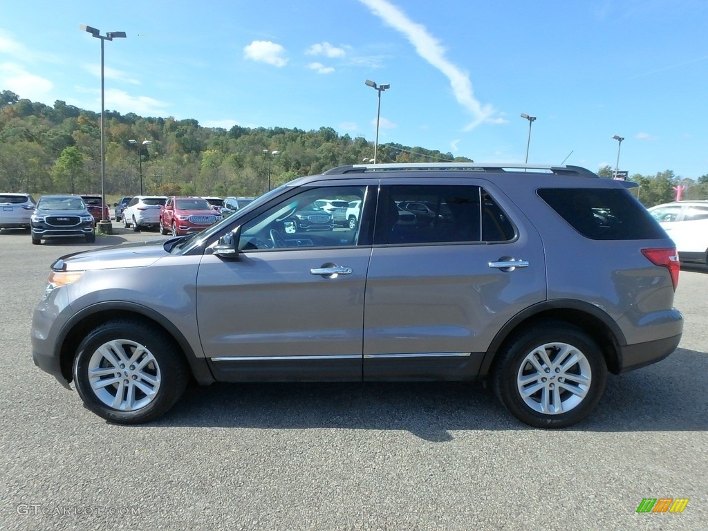 2013 Explorer XLT 4WD - Sterling Gray Metallic / Charcoal Black photo #14