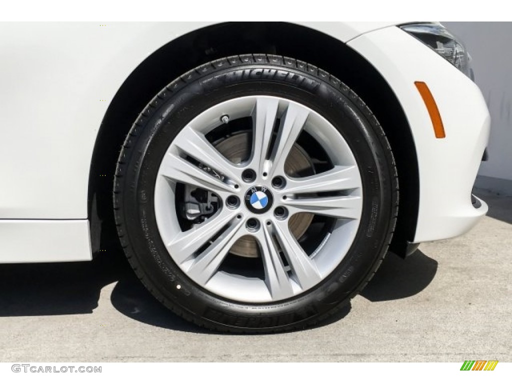2018 3 Series 330i Sedan - Alpine White / Black photo #9