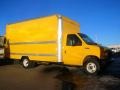 Yellow 2005 Ford E Series Cutaway E350 Commercial Moving Truck