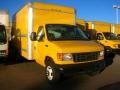 2005 Yellow Ford E Series Cutaway E350 Commercial Moving Truck  photo #2
