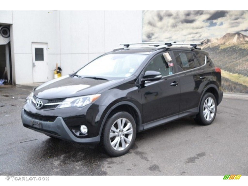 2015 RAV4 Limited AWD - Black / Black photo #2