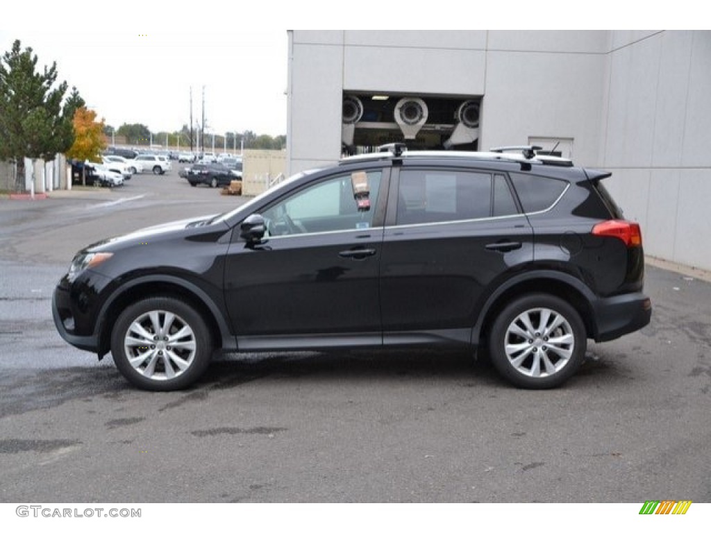 2015 RAV4 Limited AWD - Black / Black photo #3