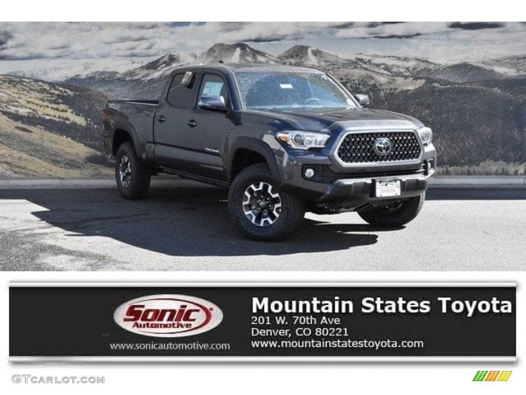 2019 Tacoma TRD Off-Road Double Cab 4x4 - Magnetic Gray Metallic / Black photo #1