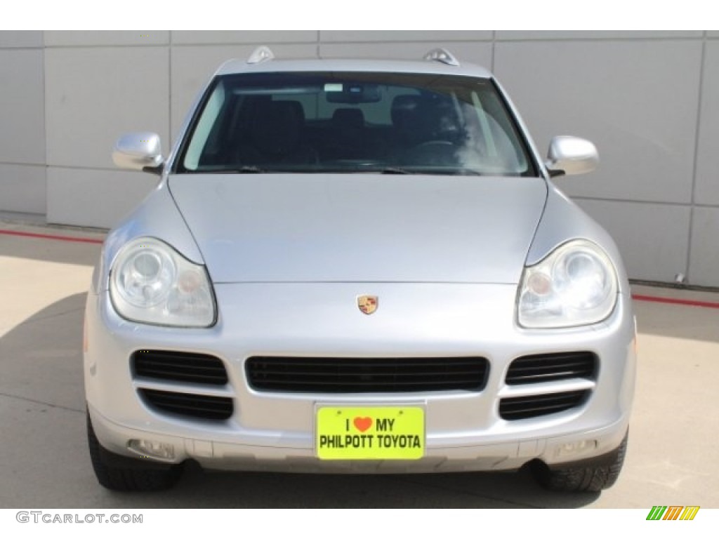 2005 Cayenne S - Crystal Silver Metallic / Black photo #2