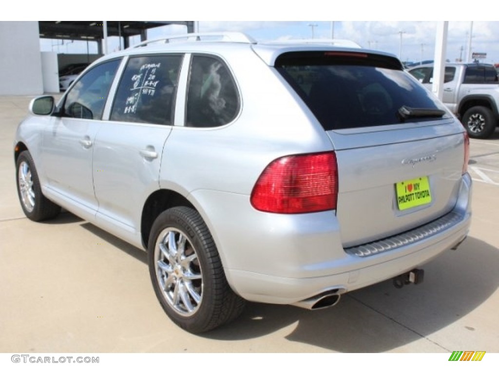 2005 Cayenne S - Crystal Silver Metallic / Black photo #6