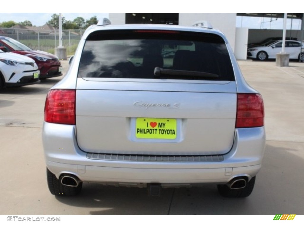 2005 Cayenne S - Crystal Silver Metallic / Black photo #7