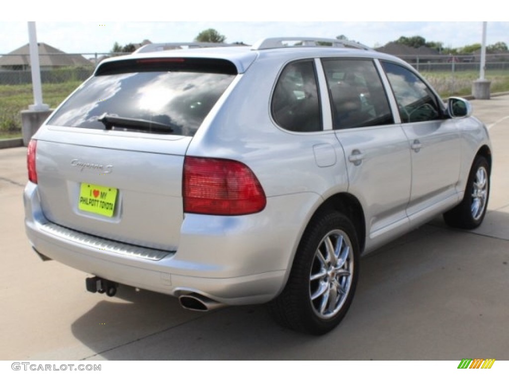 2005 Cayenne S - Crystal Silver Metallic / Black photo #8