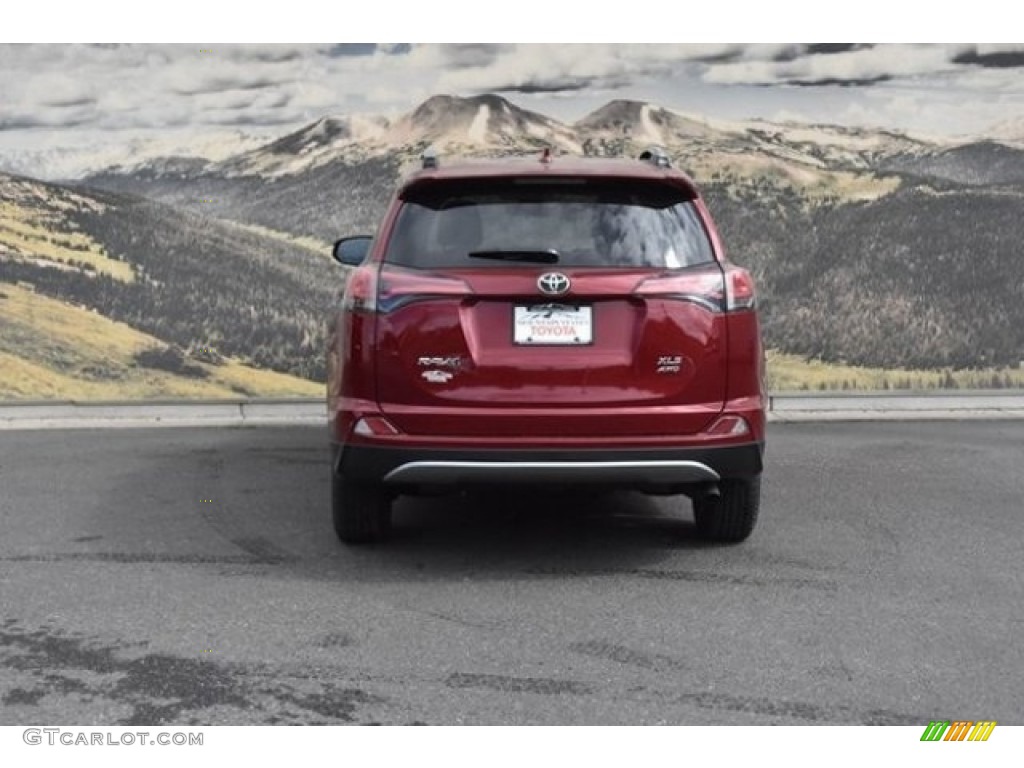 2018 RAV4 XLE AWD - Ruby Flare Pearl / Black photo #4