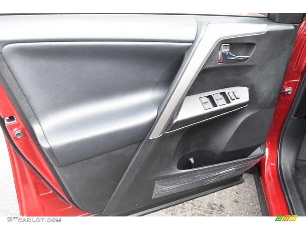 2018 RAV4 XLE AWD - Ruby Flare Pearl / Black photo #20