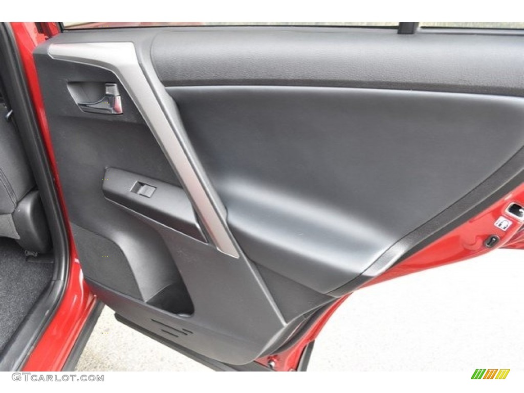 2018 RAV4 XLE AWD - Ruby Flare Pearl / Black photo #23