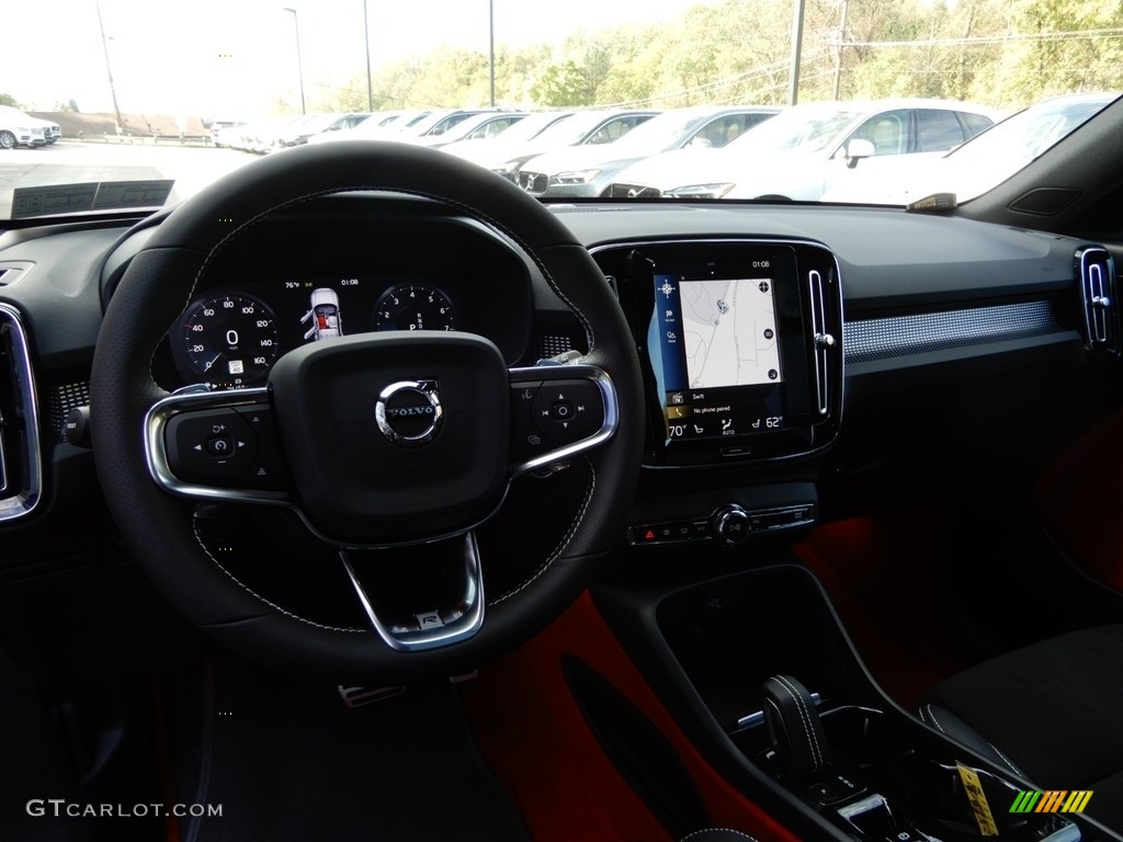 2019 XC40 T5 R-Design AWD - Black Stone / Charcoal photo #13