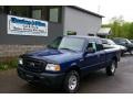 Vista Blue Metallic - Ranger XL SuperCab 4x4 Photo No. 1