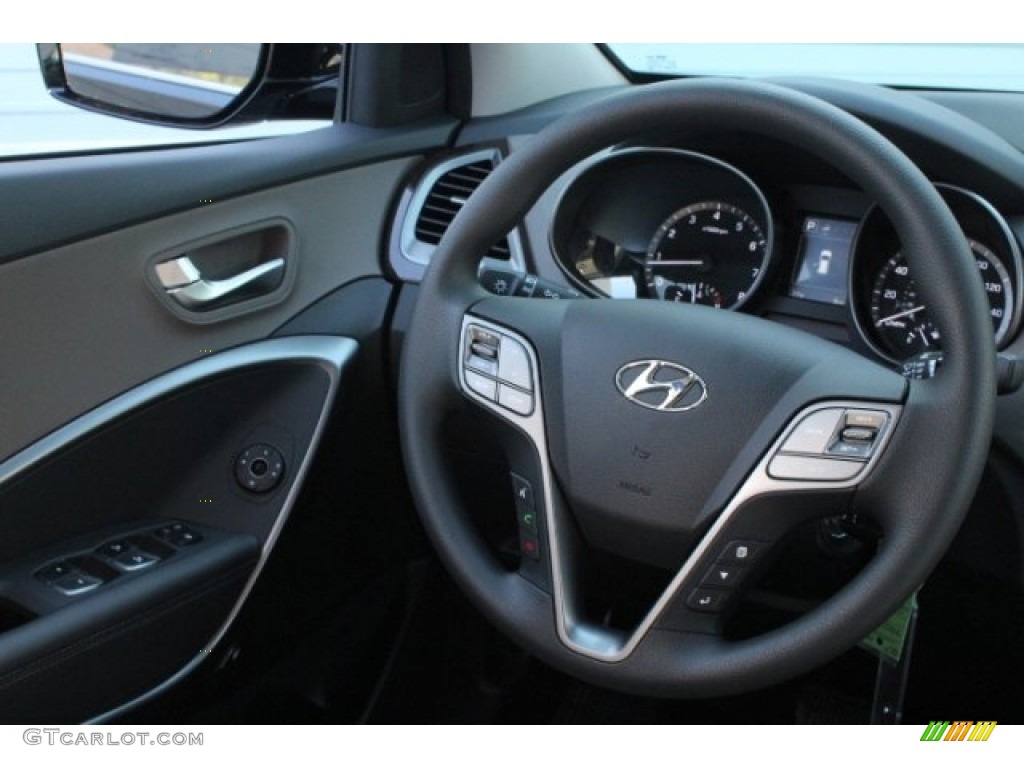 2019 Hyundai Santa Fe XL SE Gray Steering Wheel Photo #129867601