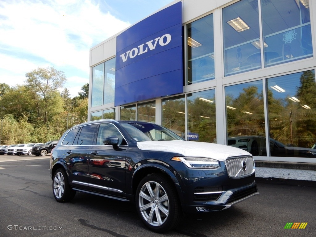 2019 XC90 T6 AWD Inscription - Denim Blue Metallic / Blonde photo #1