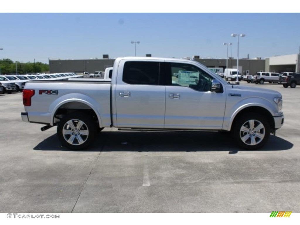 2018 F150 Platinum SuperCrew 4x4 - Ingot Silver / Black photo #12