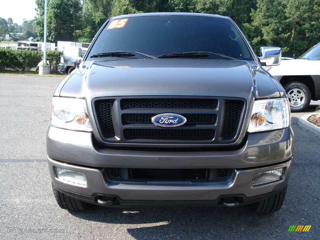 2005 F150 FX4 SuperCrew 4x4 - Dark Shadow Grey Metallic / Medium Flint/Dark Flint Grey photo #2