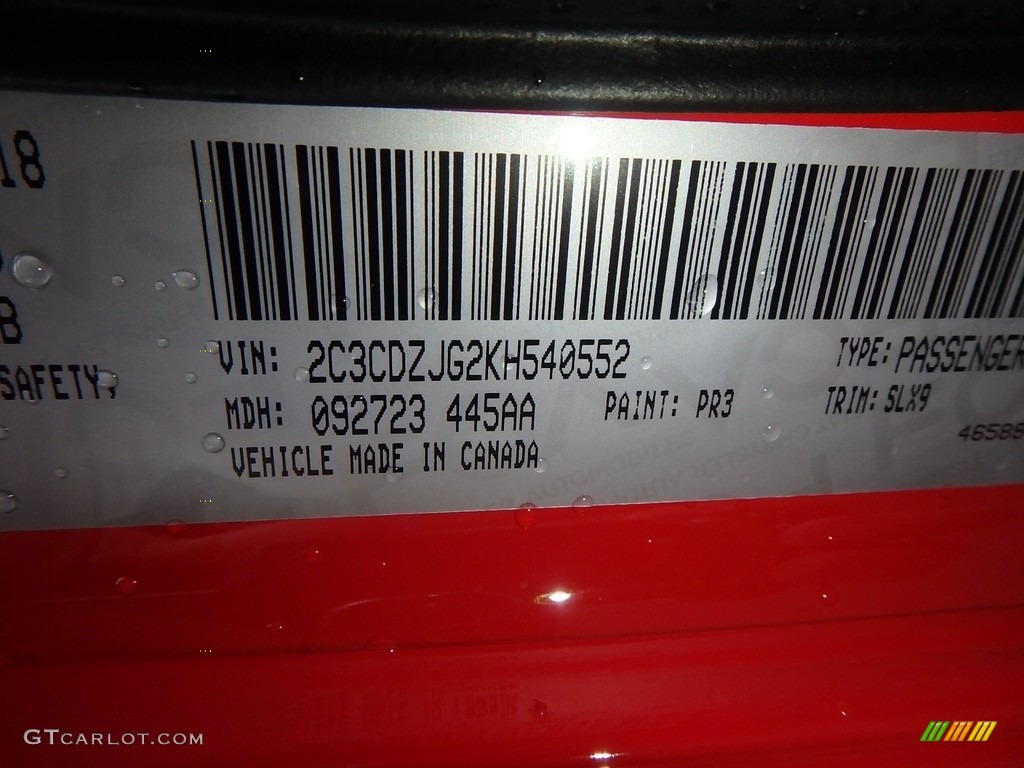 2019 Challenger Color Code PR3 for Torred Photo #129872499