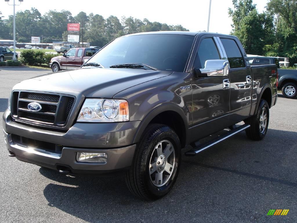 2005 F150 FX4 SuperCrew 4x4 - Dark Shadow Grey Metallic / Medium Flint/Dark Flint Grey photo #4