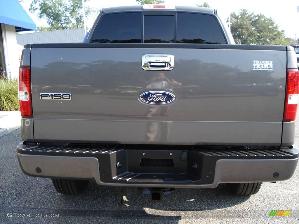 2005 F150 FX4 SuperCrew 4x4 - Dark Shadow Grey Metallic / Medium Flint/Dark Flint Grey photo #5