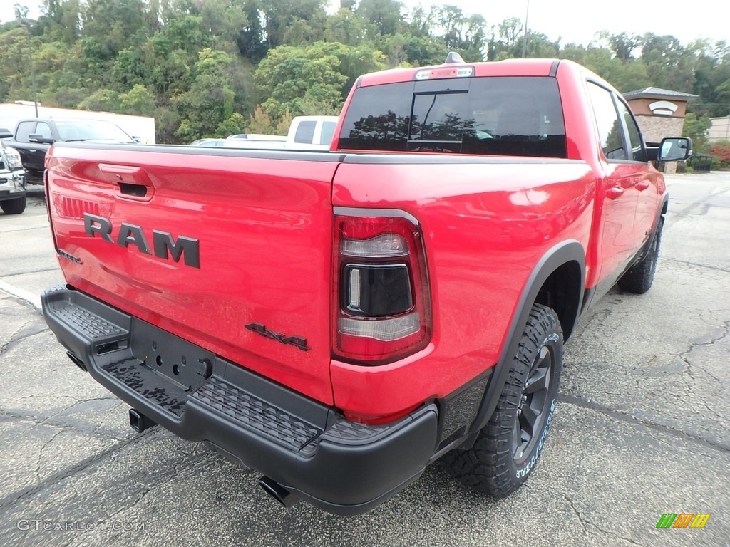 2019 1500 Rebel Crew Cab 4x4 - Flame Red / Black/Red photo #5
