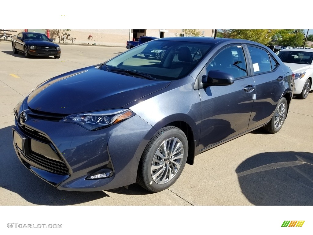 2019 Corolla LE - Slate Metallic / Black photo #1