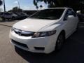 2009 Taffeta White Honda Civic EX Sedan  photo #7