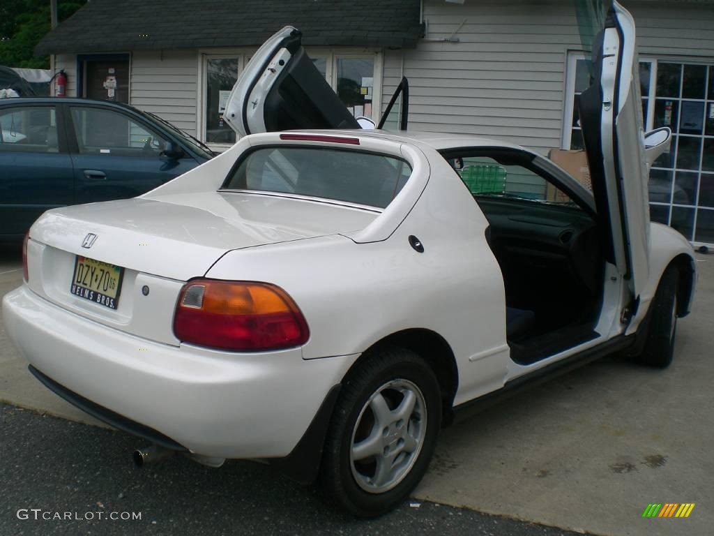 1995 Del Sol Si - Frost White / Black photo #4