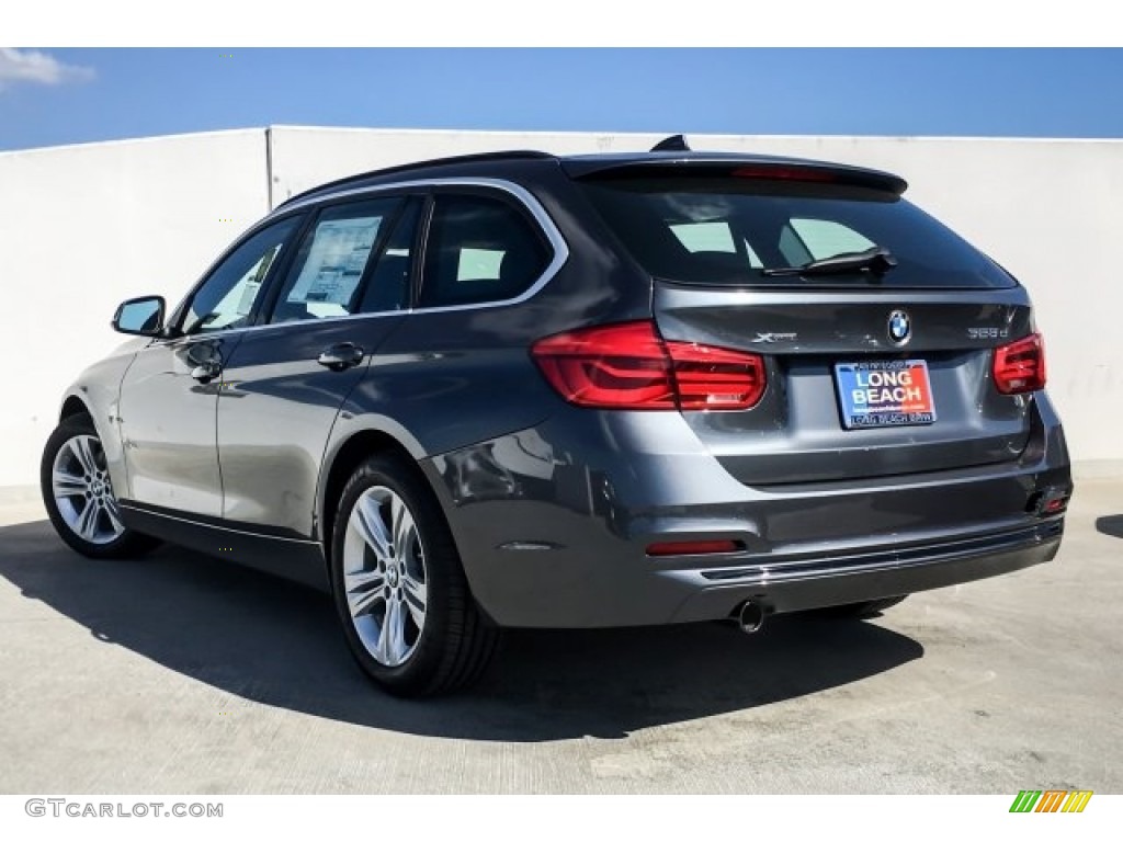 2018 3 Series 328d xDrive Sports Wagon - Mineral Grey Metallic / Black photo #2