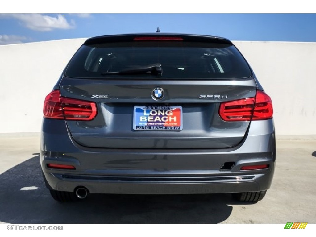 2018 3 Series 328d xDrive Sports Wagon - Mineral Grey Metallic / Black photo #3
