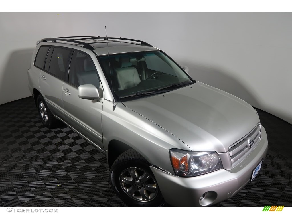 2007 Highlander Limited 4WD - Millenium Silver Metallic / Ash Gray photo #2