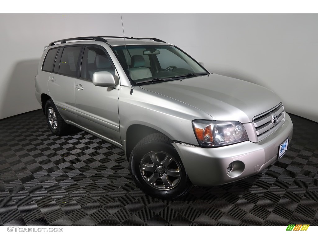 2007 Highlander Limited 4WD - Millenium Silver Metallic / Ash Gray photo #6