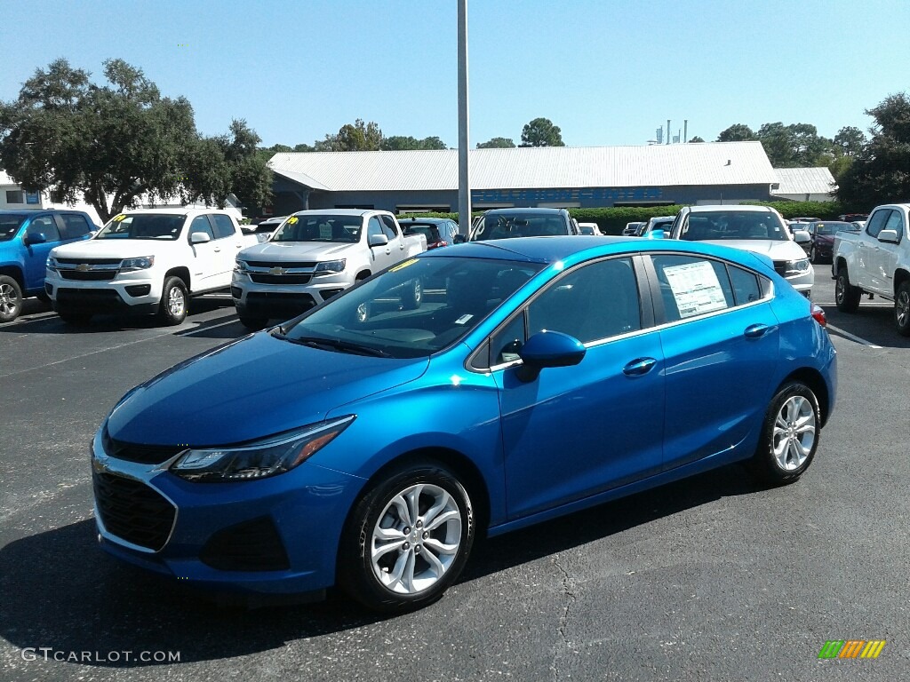 Kinetic Blue Metallic 2019 Chevrolet Cruze LT Hatchback Exterior Photo #129878077