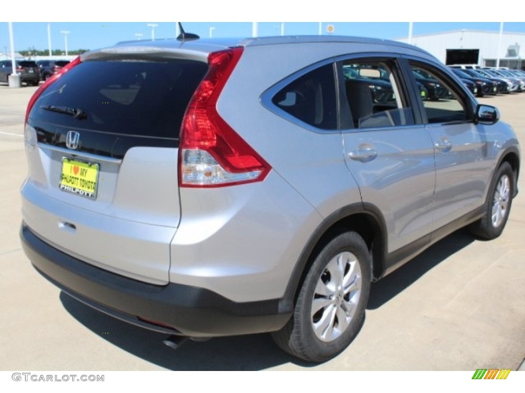 2013 CR-V EX-L - Alabaster Silver Metallic / Gray photo #8