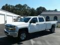 Summit White - Silverado 2500HD Work Truck Crew Cab 4WD Photo No. 1