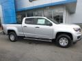 Silver Ice Metallic 2019 Chevrolet Colorado WT Crew Cab 4x4 Exterior