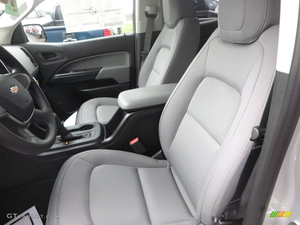 Jet Black Interior 2019 Chevrolet Colorado WT Crew Cab 4x4 Photo #129880544