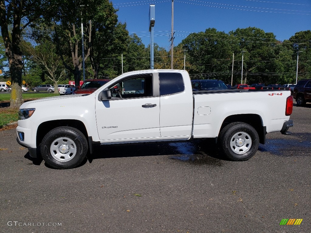 Summit White 2019 Chevrolet Colorado WT Extended Cab 4x4 Exterior Photo #129881078