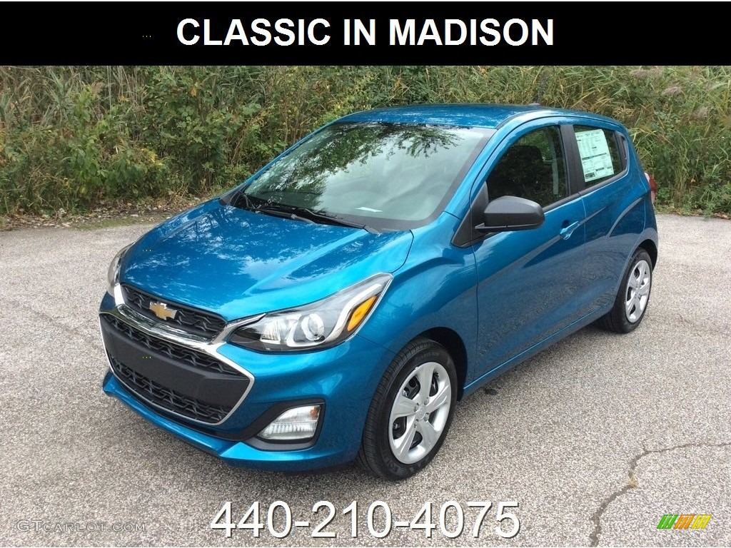 2019 Caribbean Blue Metallic Chevrolet Spark Ls 129876842